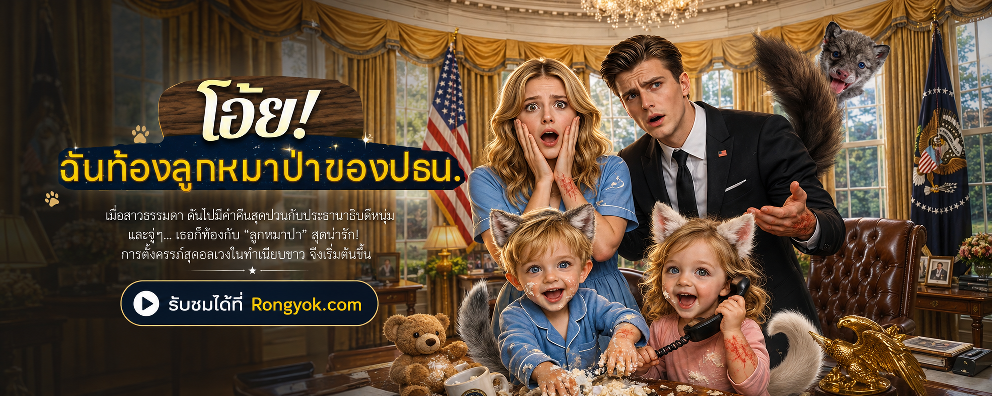 โอ้ยฉันท้องลูกหมาป่าของปธน: เมื่อการอุ้มบุญเปลี่ยนชีวิตสู่โลกสุดพิศวง!