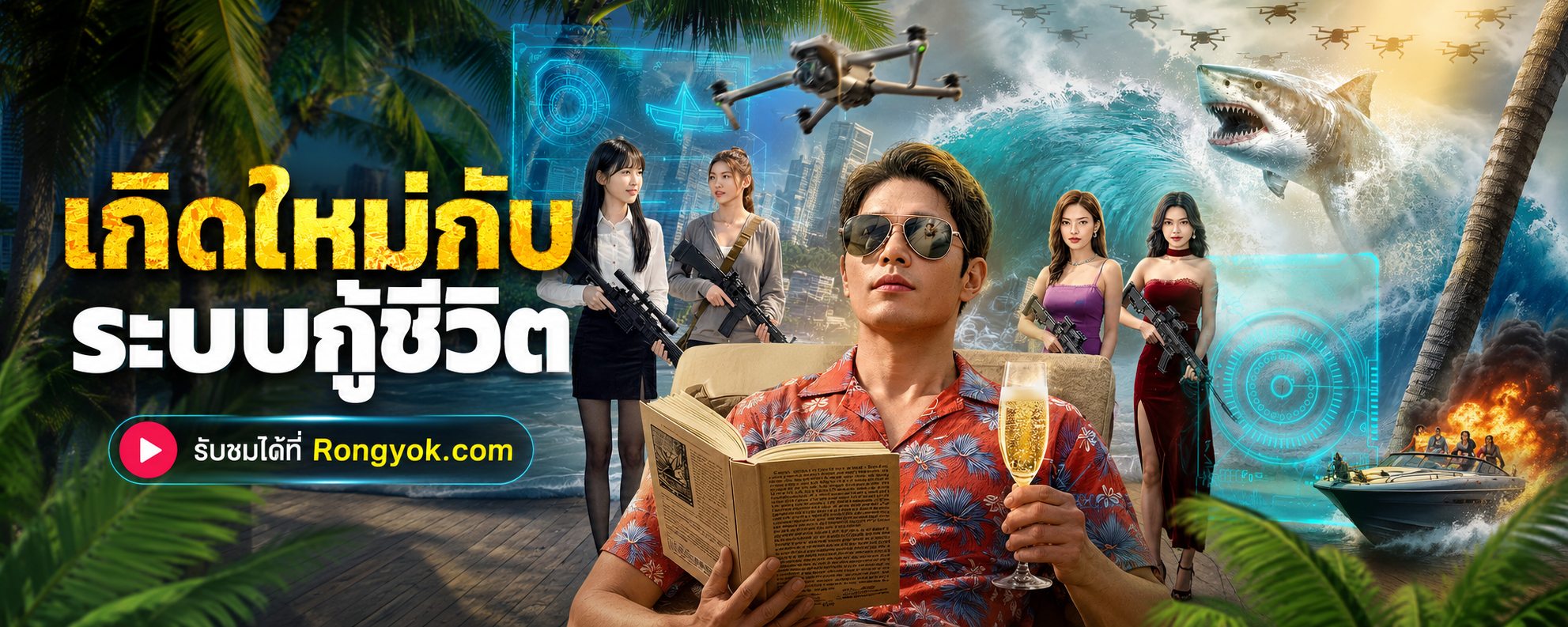 เกิดใหม่กับระบบกู้ชีวิต: พลิกชะตาจากขี้แพ้ สู่ฮีโร่กอบกู้โลก! 🌊