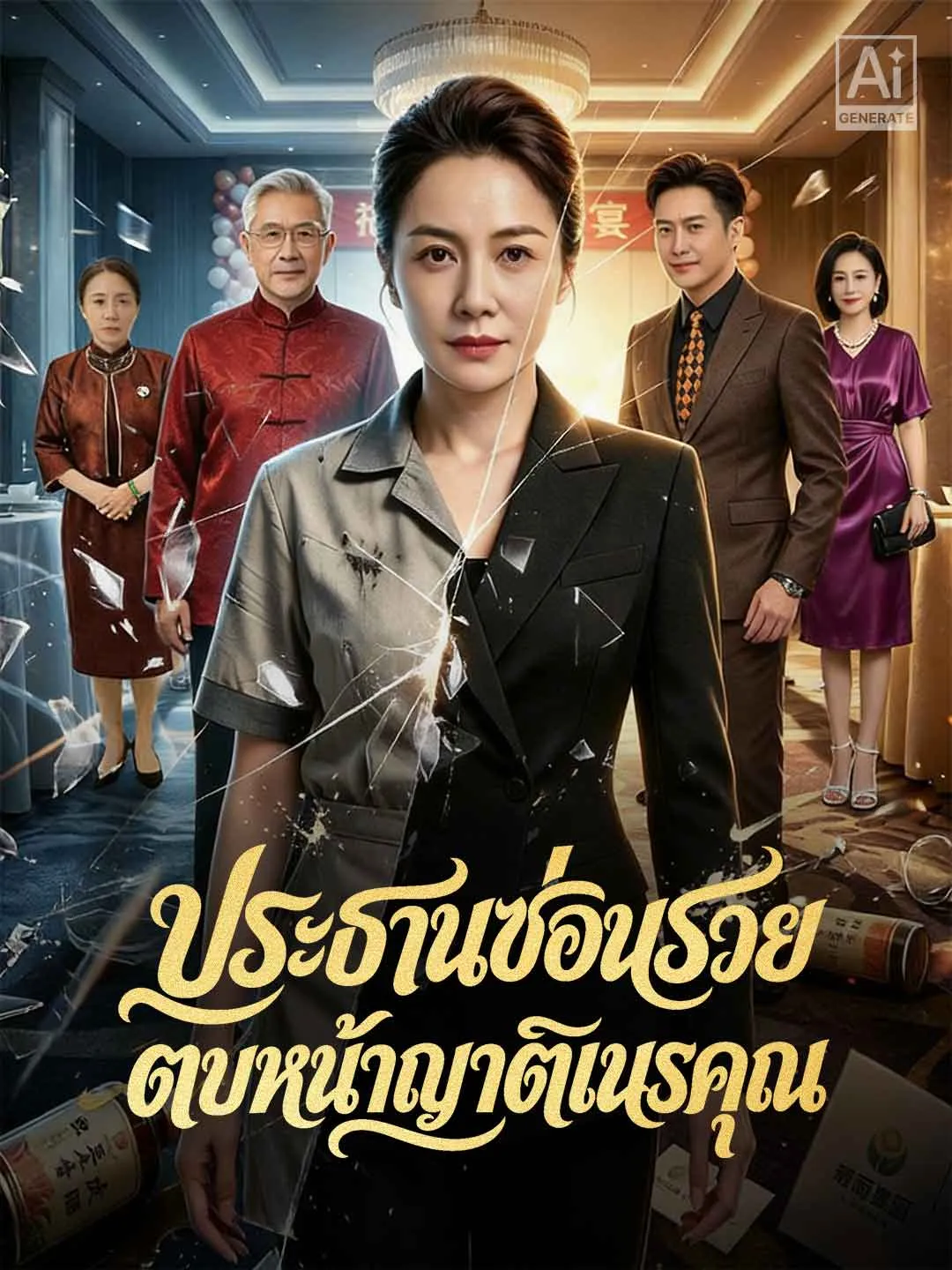 หนังสั้นจีน ประธานซ่อนรวยตบหน้าญาติเนรคุณ พากย์ไทย ดูฟรี - โรงหยก