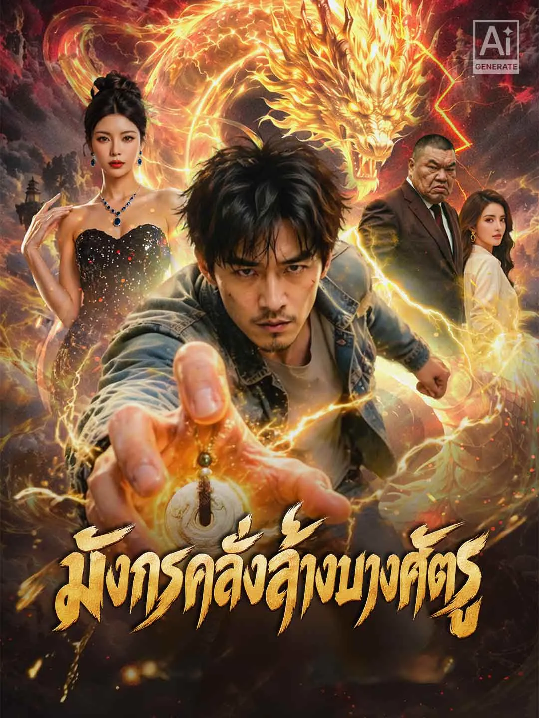 หนังสั้นจีน มังกรคลั่งล้างบางศัตรู พากย์ไทย ดูฟรี - โรงหยก