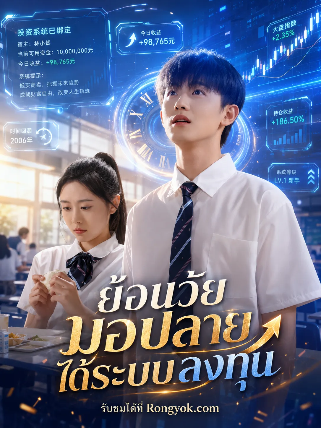 หนังสั้นจีน ย้อนวัยมอปลายได้ระบบลงทุน พากย์ไทย ดูฟรี - โรงหยก
