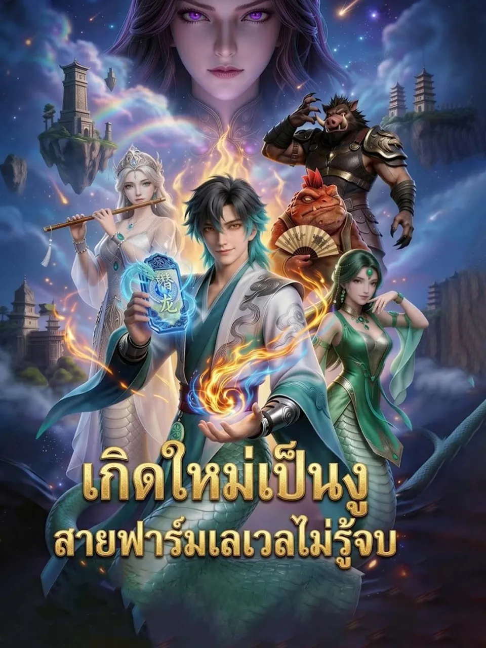 เกิดใหม่เป็นงูสายฟาร์มเลเวลไม่รู้จบ