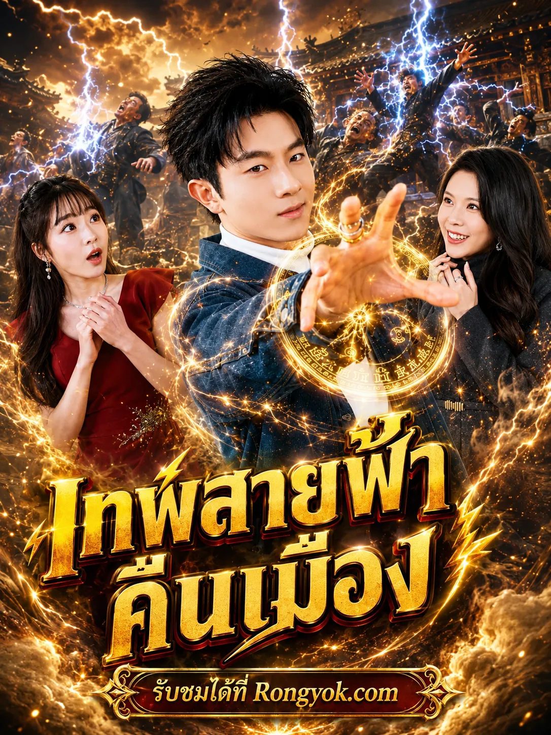 หนังสั้นจีน เทพสายฟ้าคืนเมือง พากย์ไทย ดูฟรี - โรงหยก