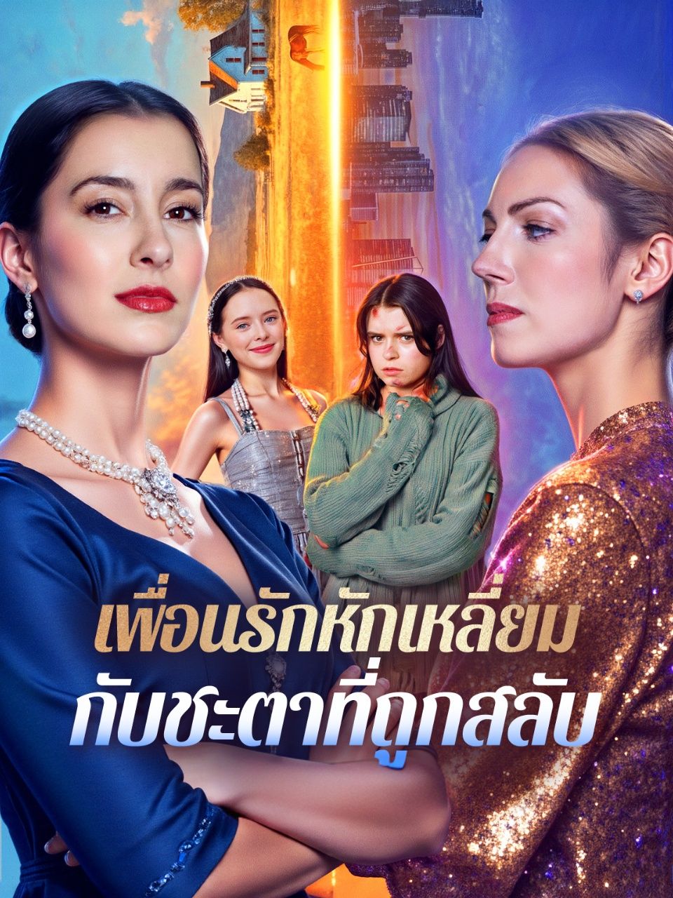 เพื่อนรักหักเหลี่ยมกับชะตาที่ถูกสลับ โปสเตอร์